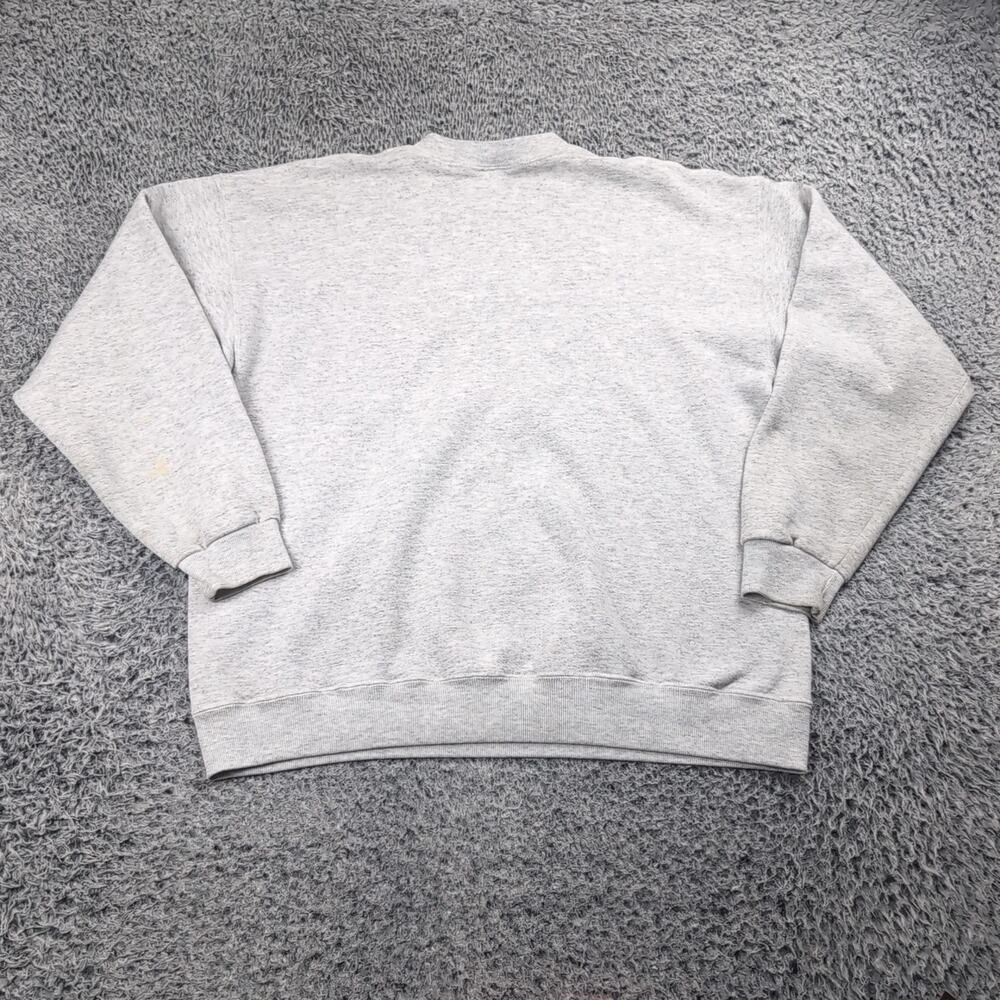Vintage Hard Rock Cafe Sweater Adult Extra Large Gray Embroidered Crew Neck - Picture 7 of 8